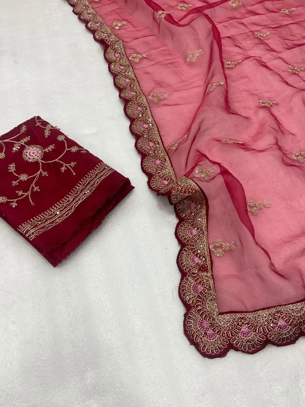 Red_CHERRY_RED_KHADI_ORGANZA_EMBROIDERED_SAREE
